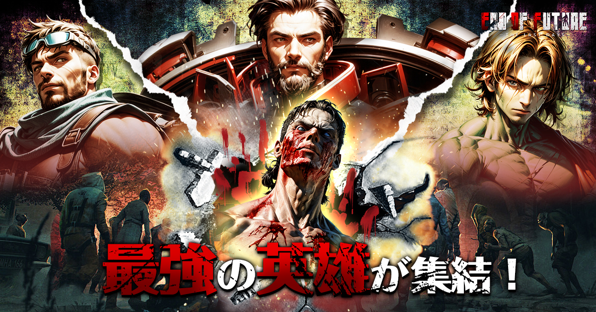 【END OF FUTURE -The Last Days- 】最後の砦を発展させ、ゾンビと勢力争いに挑む新作ブラウザゲーム！懐かしのドット風グラフィック×AIキャラの融合が魅力！