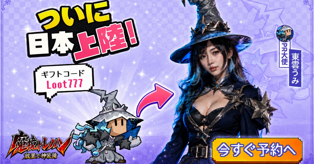 魔境トレハン：放置で神装備【AD】